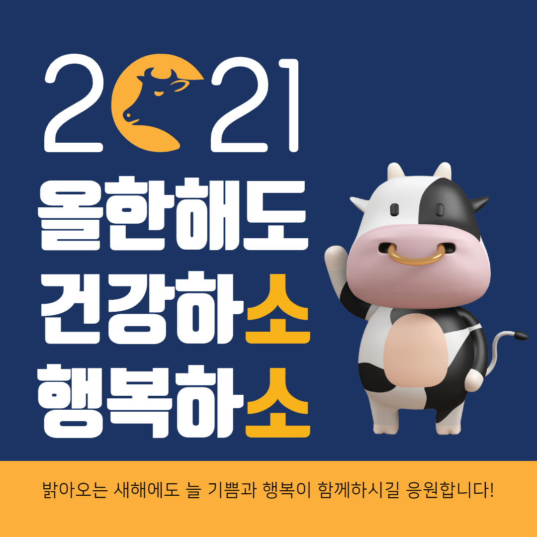 2021년 모바일 연하장 문구 12종 세트 고객센터 미리캔버스 1314